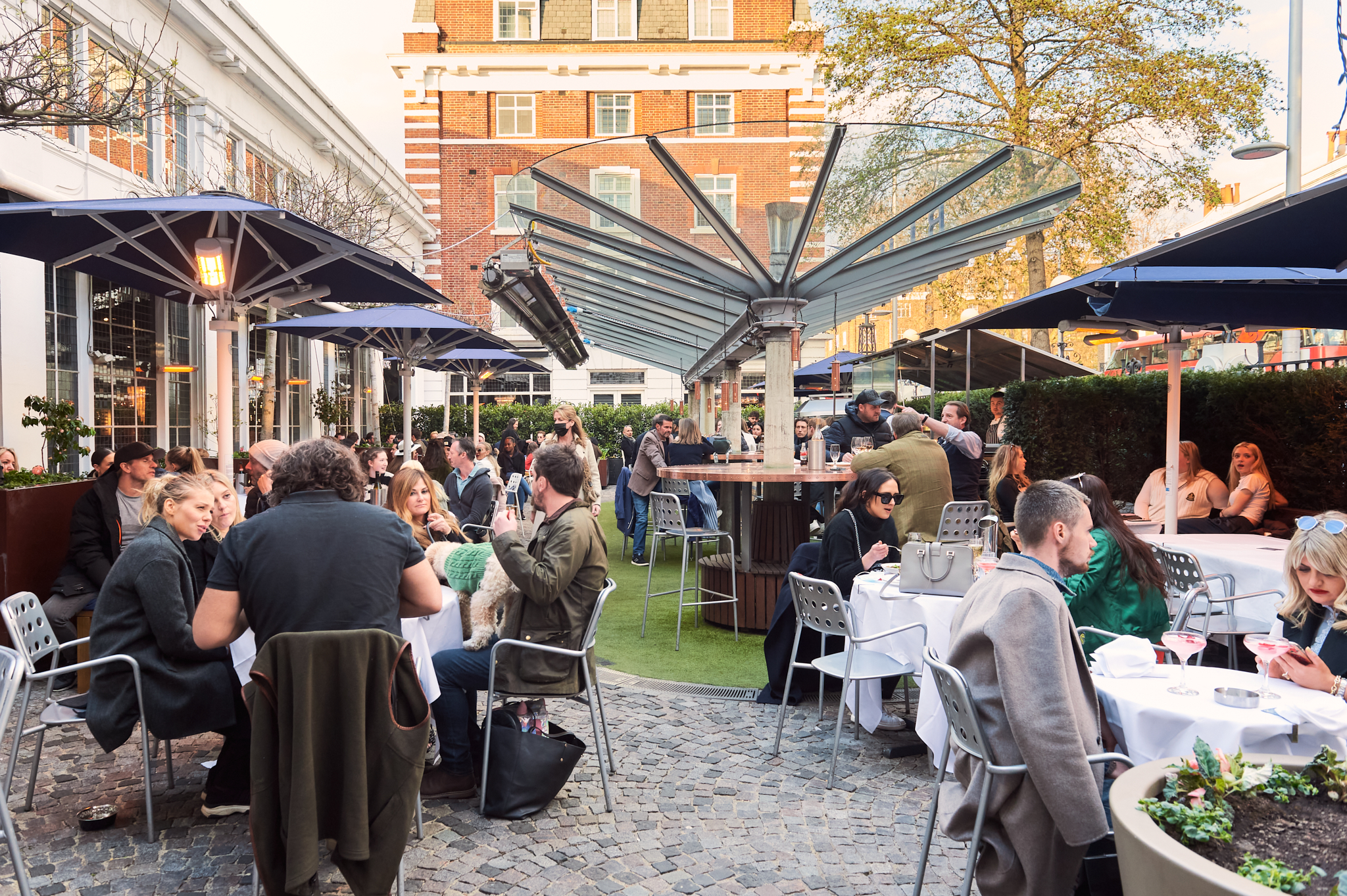 Restaurant outdoor terrace